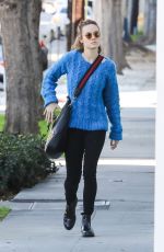 BRIE LARSON Heading to a Spa in West Hollywood 12/02/2018