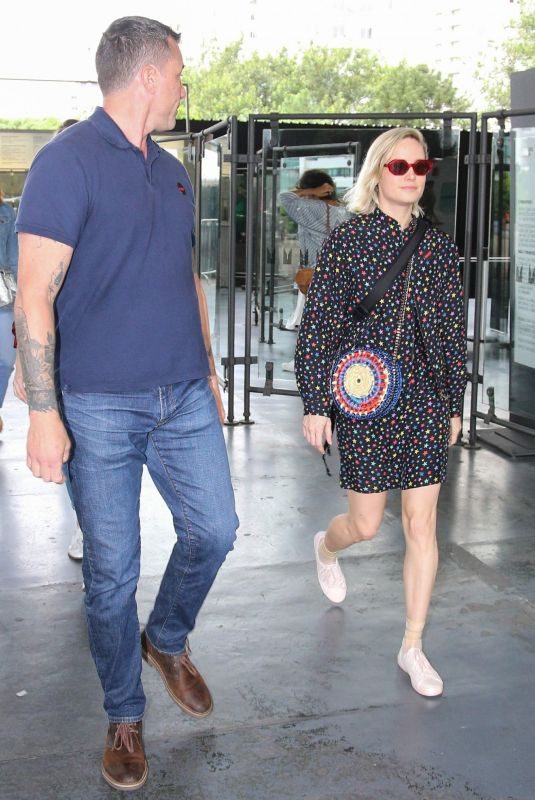 BRIE LARSON Out and About in Sao Paulo 12/07/2018