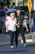 BRITNEY SPEARS and Sam Asghari Out in Calabasas 12/08/2018