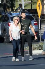 BRITNEY SPEARS and Sam Asghari Out in Calabasas 12/08/2018