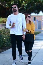 BRITTANY SNOW and Tyler Stanaland Out for Coffee in Los Angeles 12/21/2018