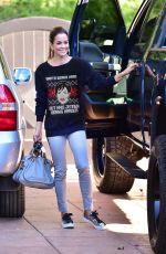 BROOKE BURKE Arrives to Her Workout Class in Malibu 12/14/2018