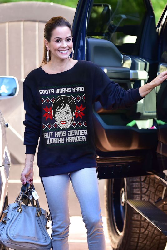 BROOKE BURKE Arrives to Her Workout Class in Malibu 12/14/2018