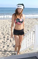 BROOKE BURKE on the Beach in Malibu 12/23/2018