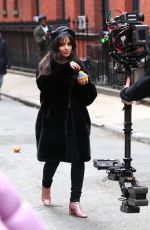 CAMILA CABELLO on the Set of Mastercard Commercial in New York 12/06/2018