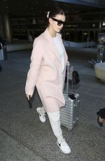 CAMILA MORRONE at Los Angeles International Airport 12/04/2018