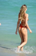 CANDICE SWANEPOEL in Bikini on the Beach in Miami 12/08/2018