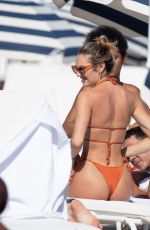 CANDICE SWANEPOEL in Bikini on the Beach in Miami 12/08/2018