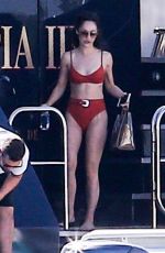 CARA SANTANA in Bikini at a Yacht in Miami 12/31/2018