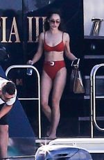 CARA SANTANA in Bikini at a Yacht in Miami 12/31/2018