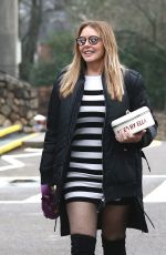 CAROL VORDERMAN Leaves BBC Studio in Cardiff 12/24/2018