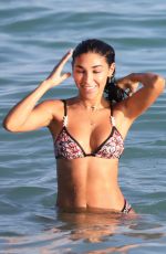 CHANTEL JEFFRIES in Bkini at a Beach in Miami 12/03/2018