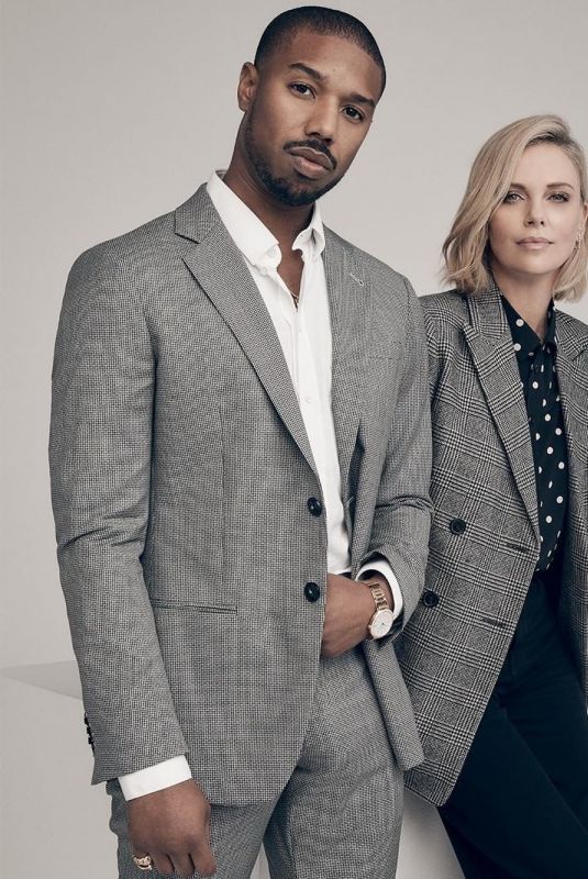 CHARLIZE THERON and Michael B. Jordan for Variety Magazine, December 2018