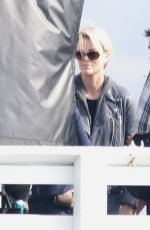 CHARLIZE THERON on the Set of Fair and Balanced in Malibu 12/12/2018