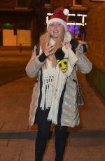 CHARLOTTE CROSBY at Heathrow Airport 12/24/2018