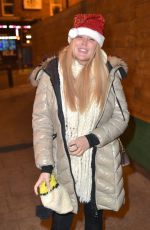 CHARLOTTE CROSBY at Heathrow Airport 12/24/2018