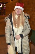 CHARLOTTE CROSBY at Heathrow Airport 12/24/2018