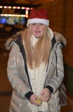 CHARLOTTE CROSBY at Heathrow Airport 12/24/2018