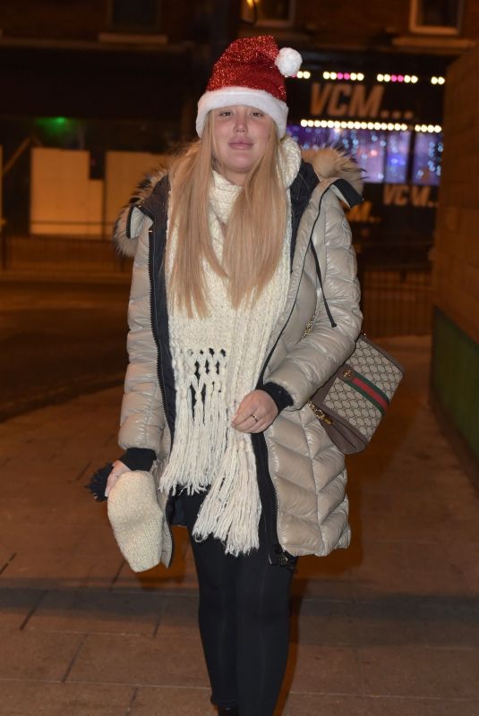 CHARLOTTE CROSBY at Heathrow Airport 12/24/2018