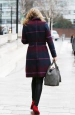 CHARLOTTE HAWKINS Leaves ITV Studio in London 12/12/2018