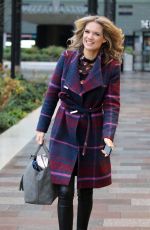 CHARLOTTE HAWKINS Leaves ITV Studio in London 12/12/2018