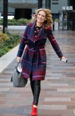 CHARLOTTE HAWKINS Leaves ITV Studio in London 12/12/2018