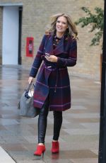 CHARLOTTE HAWKINS Leaves ITV Studio in London 12/12/2018