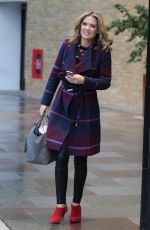 CHARLOTTE HAWKINS Leaves ITV Studio in London 12/12/2018