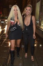 CHLOE FERRY and BETHAN KERSHAW Night Out in Newcastle 12/23/2018