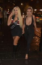 CHLOE FERRY and BETHAN KERSHAW Night Out in Newcastle 12/23/2018