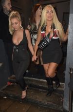 CHLOE FERRY and BETHAN KERSHAW Night Out in Newcastle 12/23/2018