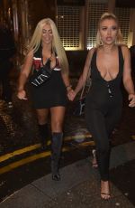 CHLOE FERRY and BETHAN KERSHAW Night Out in Newcastle 12/23/2018