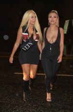 CHLOE FERRY and BETHAN KERSHAW Night Out in Newcastle 12/23/2018