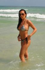CHLOE GOODMAN in Bikini at a Beach in Barbados 12/21/2018