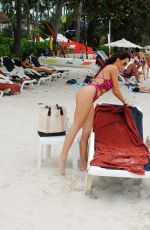 CHLOE GOODMAN in Swimusit on the Beach in Barbados 12/24/2018