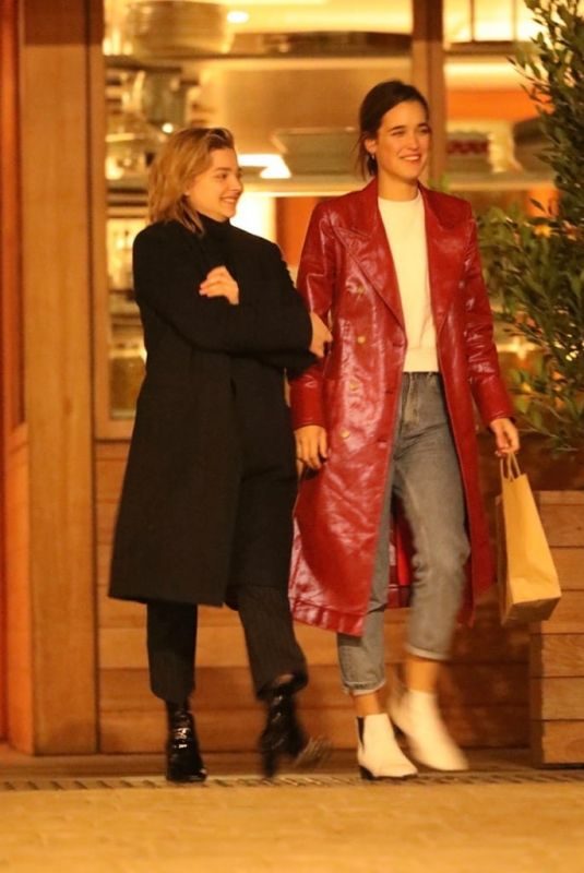CHLOE MORETZ and KATE HARRISON Night Out in Malibu 12/03/2018