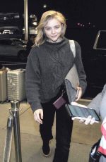 CHLOE MORETZ Arrives at Los Angeles International Airport 12/15/2018