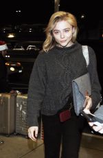 CHLOE MORETZ Arrives at Los Angeles International Airport 12/15/2018