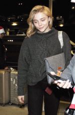 CHLOE MORETZ Arrives at Los Angeles International Airport 12/15/2018