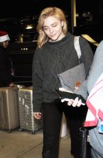 CHLOE MORETZ Arrives at Los Angeles International Airport 12/15/2018