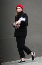 CHLOE MORETZ Out and About in Los Angeles 12/14/2018