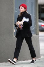 CHLOE MORETZ Out and About in Los Angeles 12/14/2018