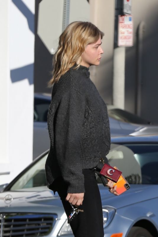 CHLOE MORETZ Out and About in Los Angeles 12/15/2018