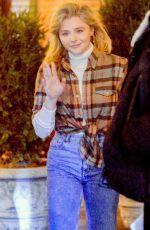 CHLOE MORETZ Out in New York 12/18/2018