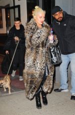 CHRISTINA AGUILERA Leaves New Year Eve Rehearsal in New York 12/30/2018