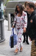 CHRISTINA MILIAN Arrives on the Set of Extra in Universal City 12/05/2018