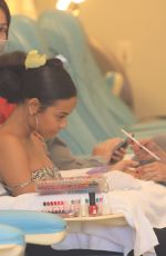CHRISTINA MILIAN at a Nail Salon in Los Angeles 12/08/2018