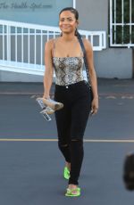 CHRISTINA MILIAN at a Nail Salon in Los Angeles 12/08/2018