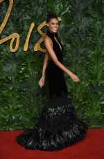 CINDY BRUNA at British Fashion Awards in London 12/10/2018