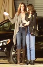 CINDY CRAWFORD and KAIA GERBER Out for Dinner at Nobu in Malibu 12/27/2018